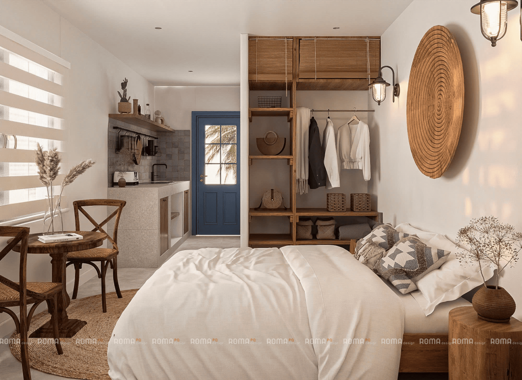 Thiết kế bungalow Phú Quốc phong cách Mediterranean Tropical tại An Thới