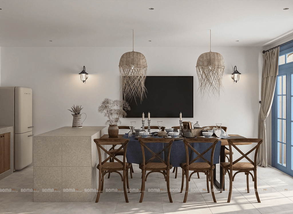 Thiết kế bungalow Phú Quốc phong cách Mediterranean Tropical tại An Thới