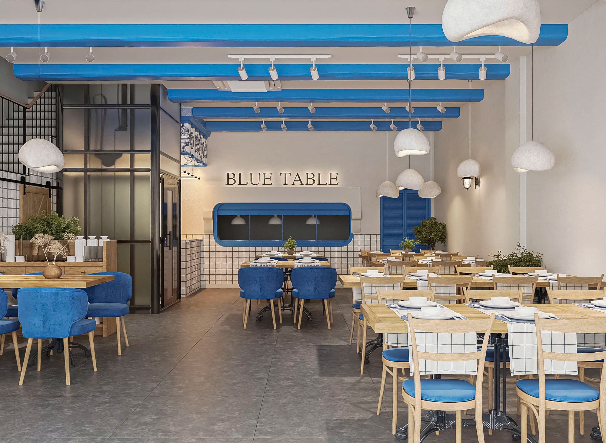 Thiết kế nhà hàng Phú Quốc phong cách Mediterranean Coastal bởi Roma Design