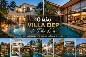 mẫu villa đẹp phú quốc, thiết kế villa nghỉ dưỡng, villa cho thuê phú quốc