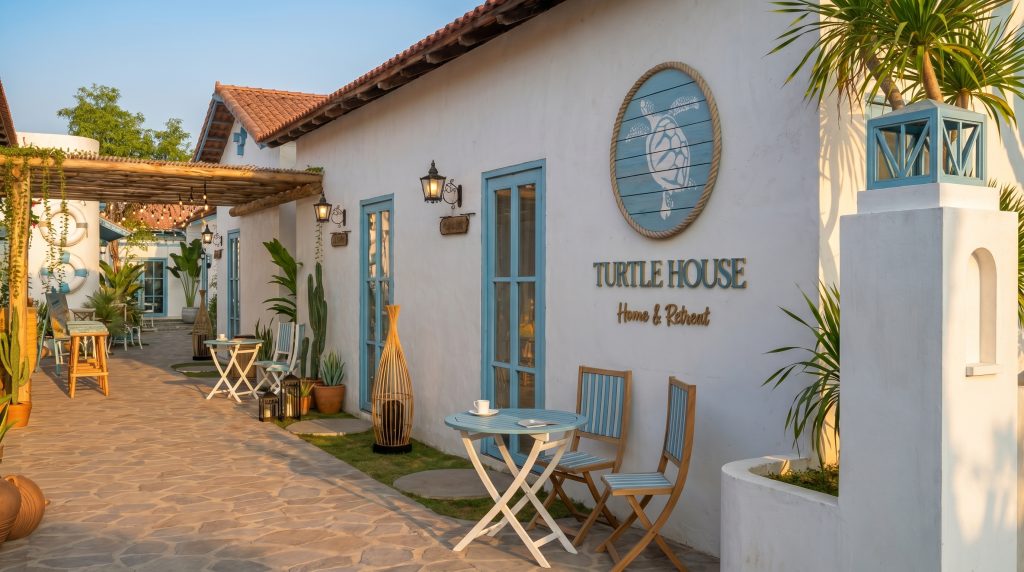 Thiết kế bungalow Phú Quốc phong cách Mediterranean Tropical bởi Roma Design
