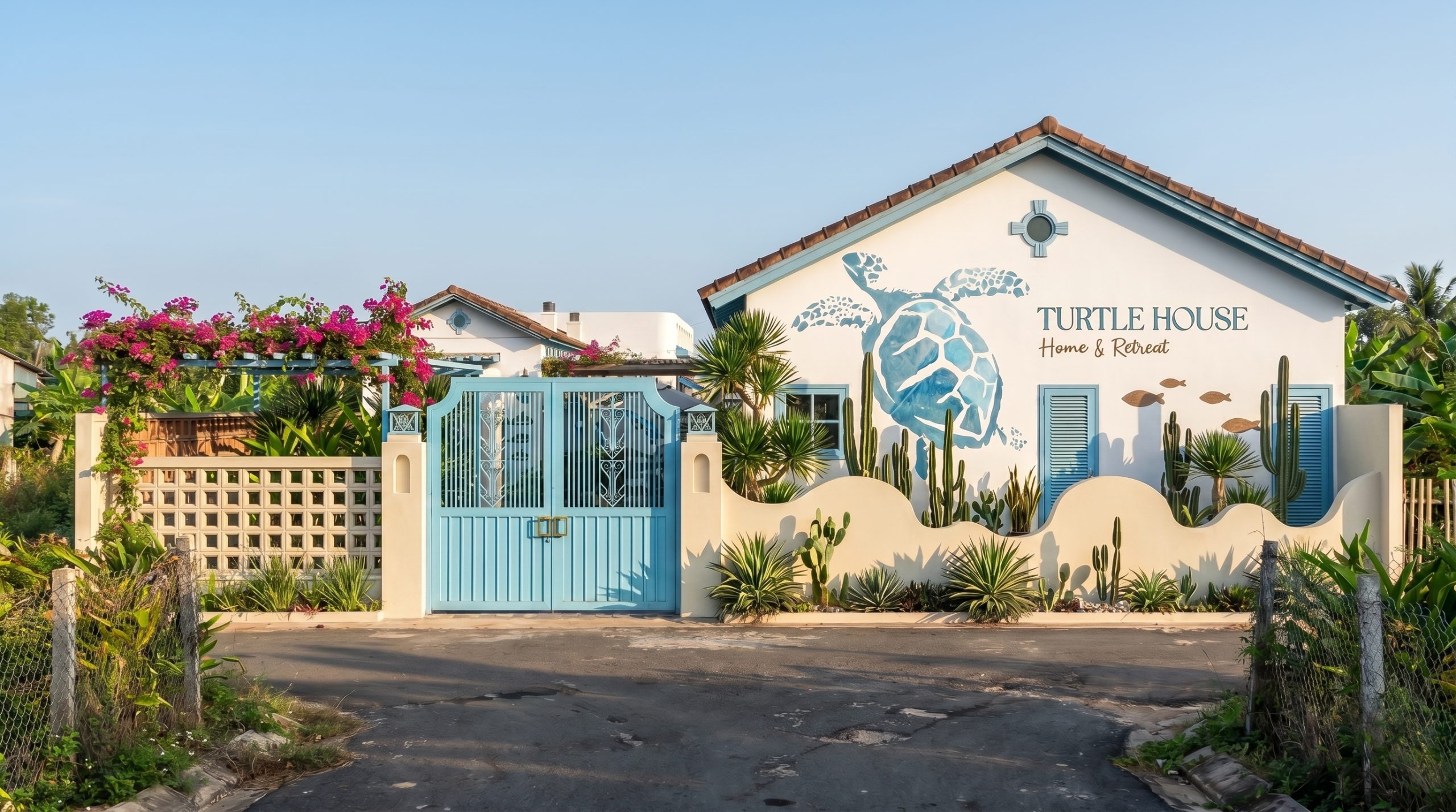 Thiết kế bungalow Phú Quốc phong cách Mediterranean Tropical bởi Roma Design