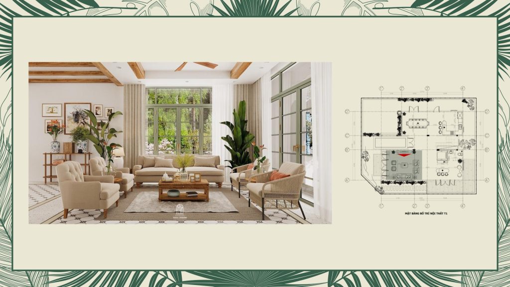 thiết kế nội thất villa tropical phú quốc