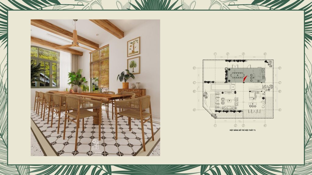 thiết kế nội thất villa tropical phú quốc