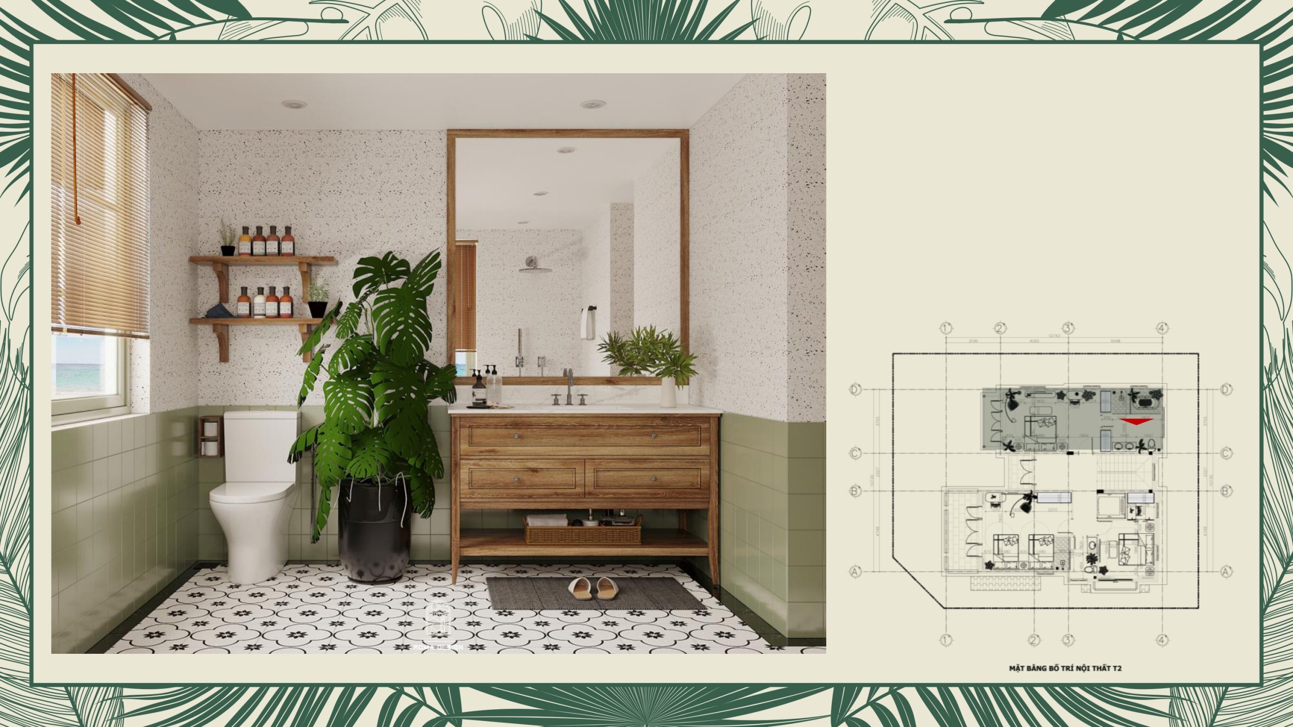 thiết kế nội thất villa tropical phú quốc