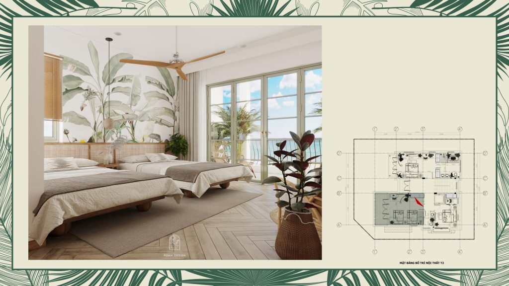 thiết kế nội thất villa tropical phú quốc