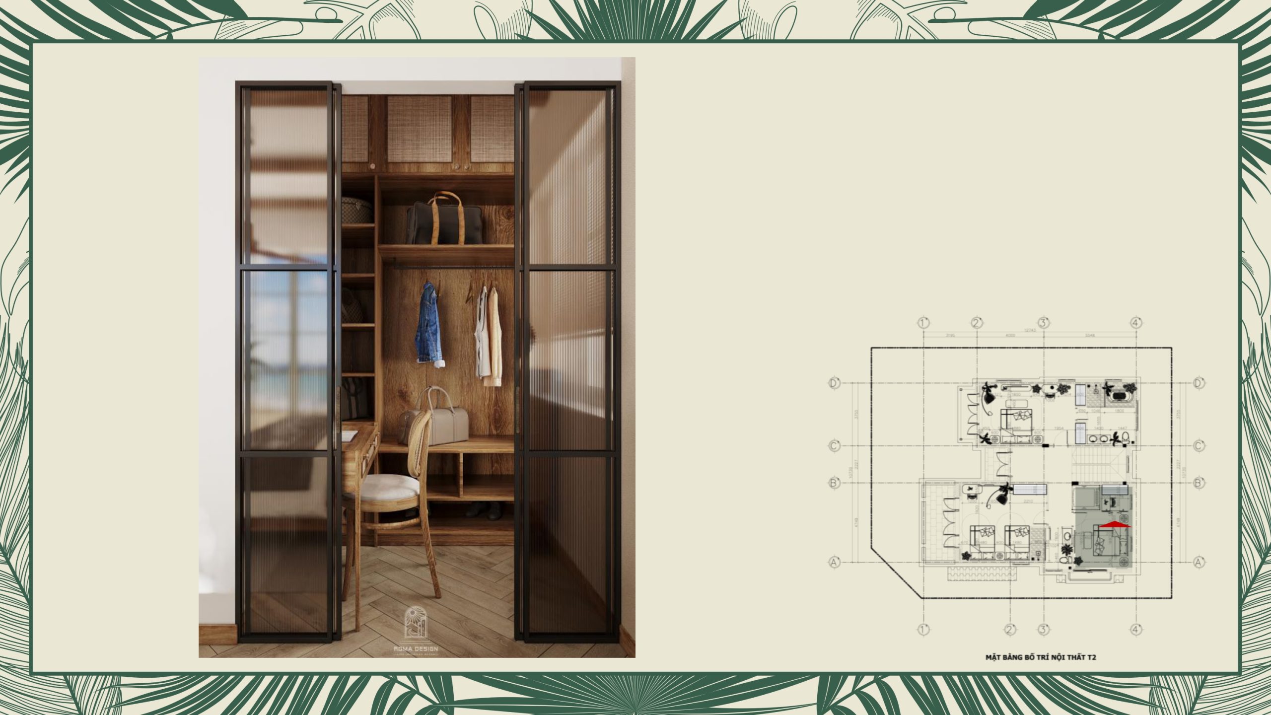 thiết kế nội thất villa tropical phú quốc