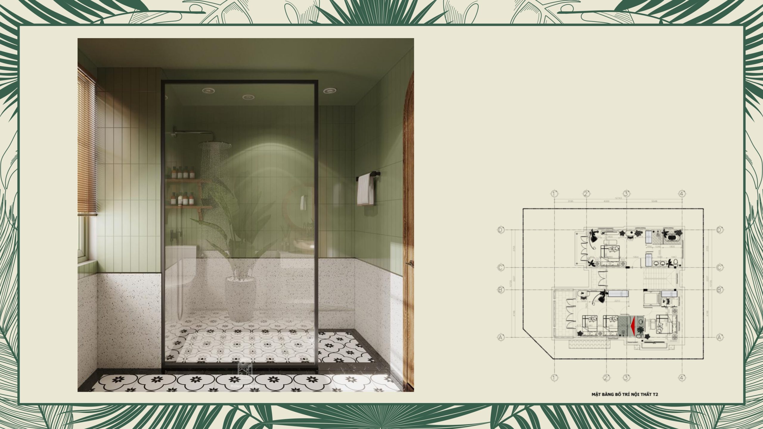 thiết kế nội thất villa tropical phú quốc