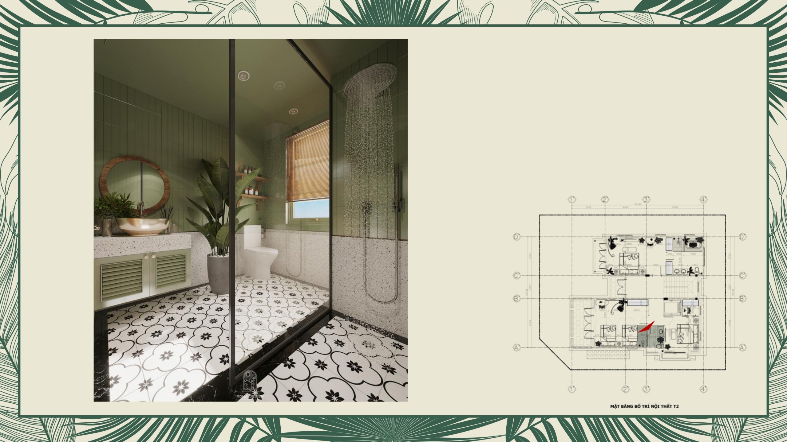 thiết kế nội thất villa tropical phú quốc