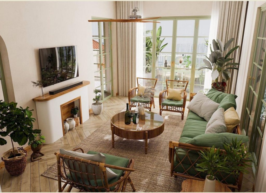 thiết kế nội thất villa tropical phú quốc