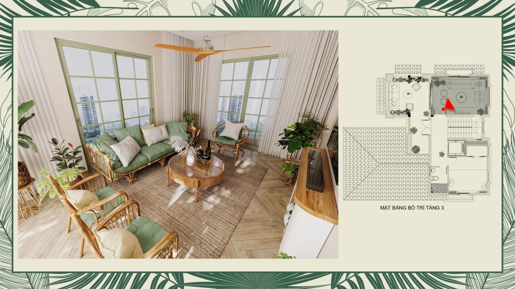 thiết kế nội thất villa tropical phú quốc