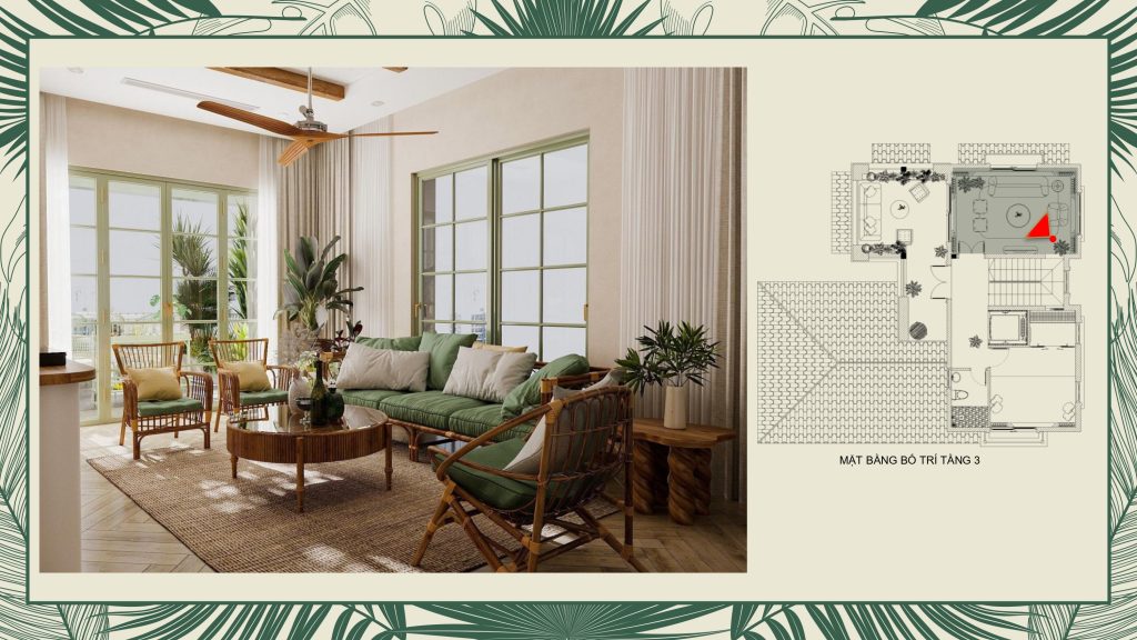 thiết kế nội thất villa tropical phú quốc