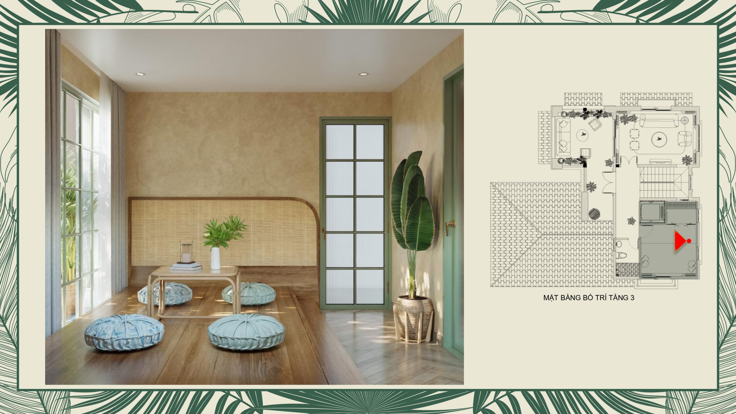 thiết kế nội thất villa tropical phú quốc