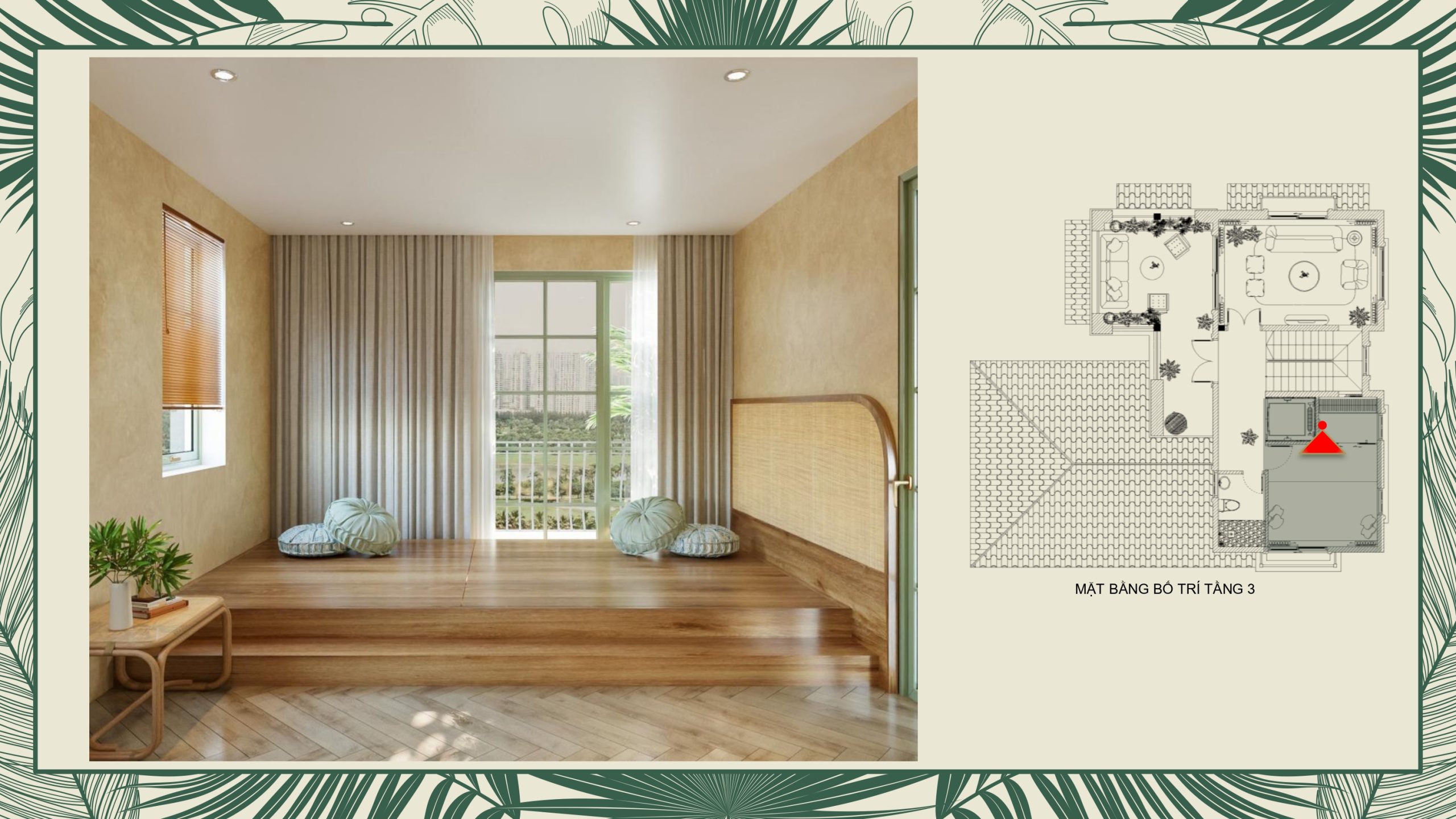 thiết kế nội thất villa tropical phú quốc