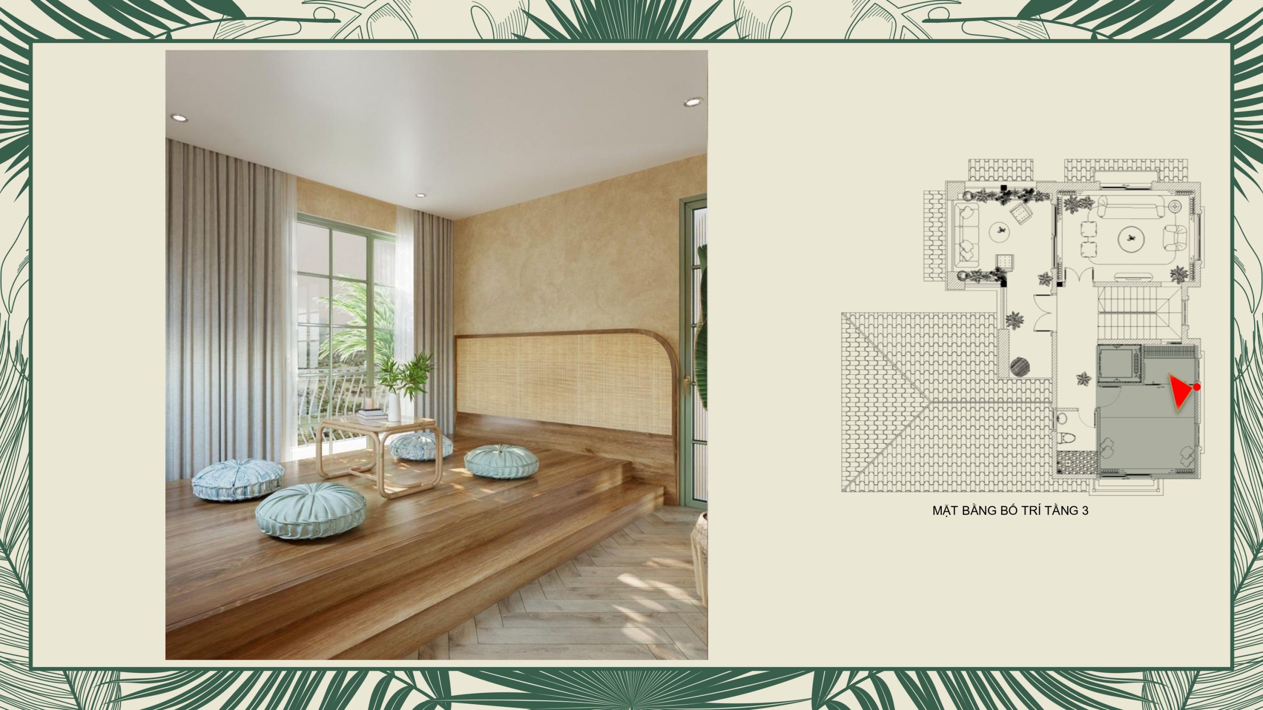thiết kế nội thất villa tropical phú quốc