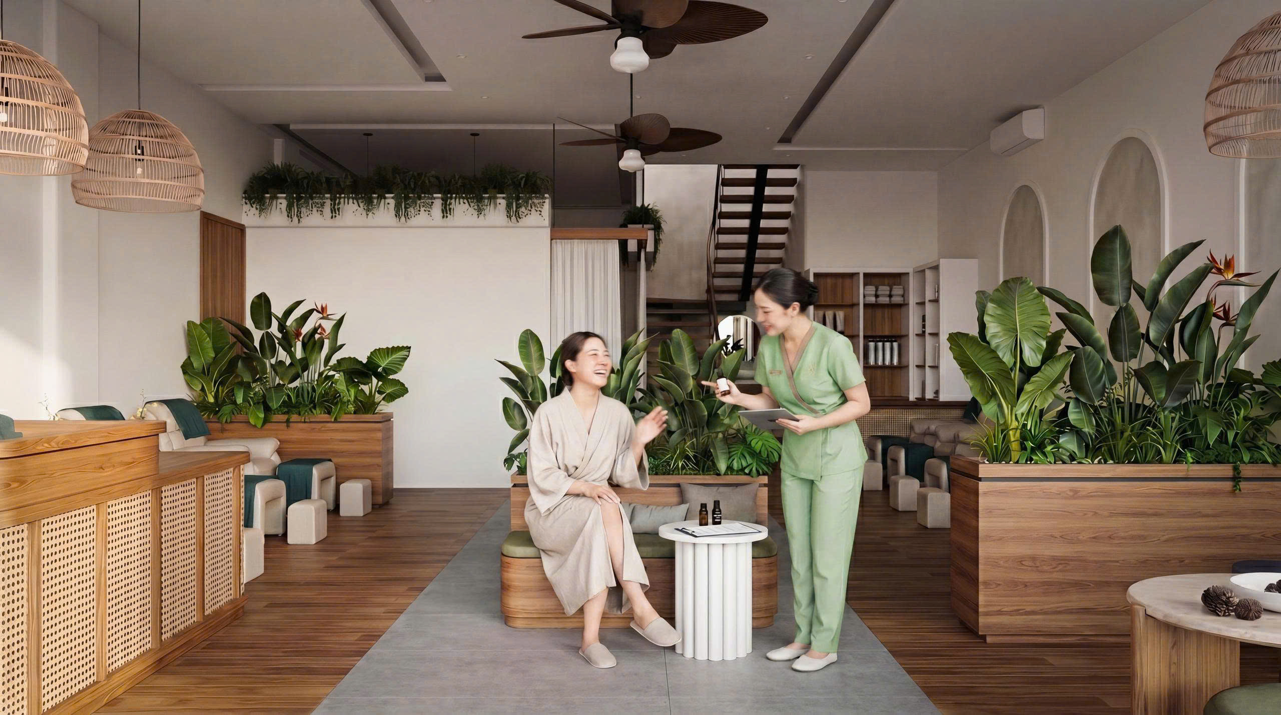 thiết kế nội thất spa phú quốc