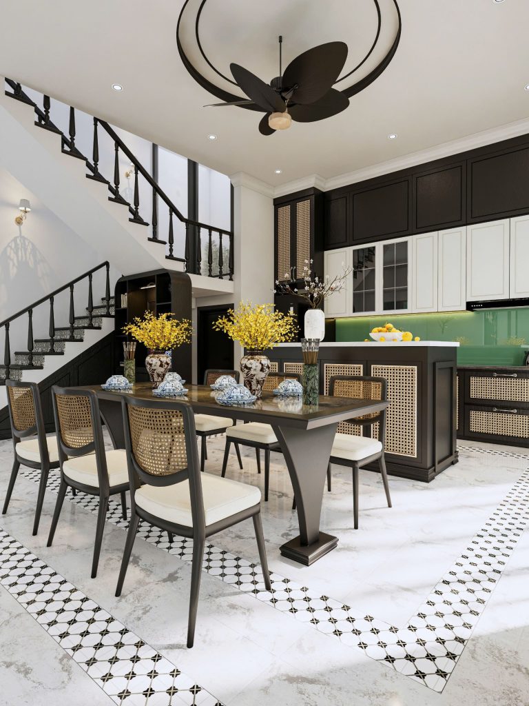 thiết kế nội thất villa tropical phú quốc