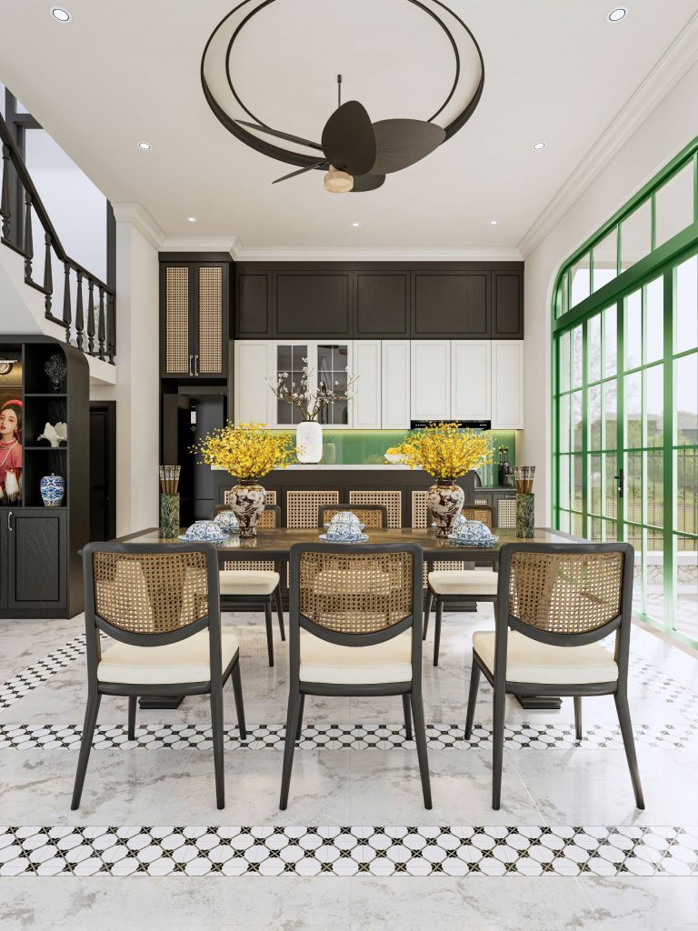thiết kế nội thất villa tropical phú quốc