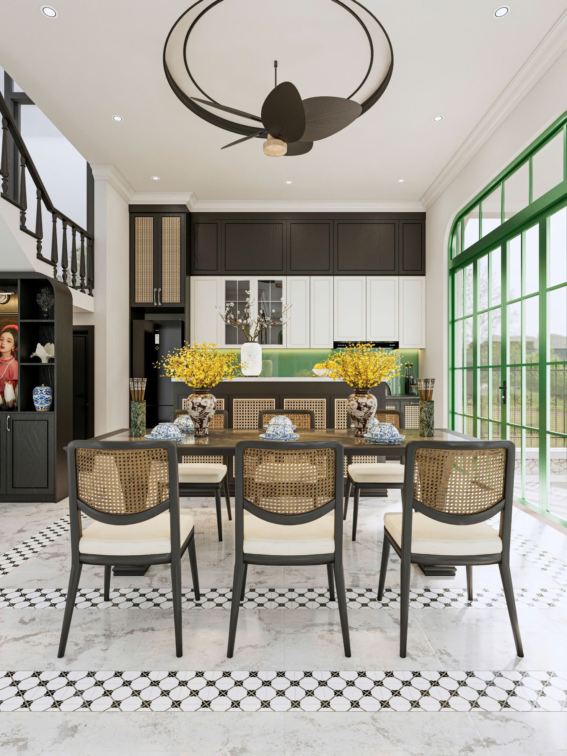 thiết kế nội thất villa tropical phú quốc