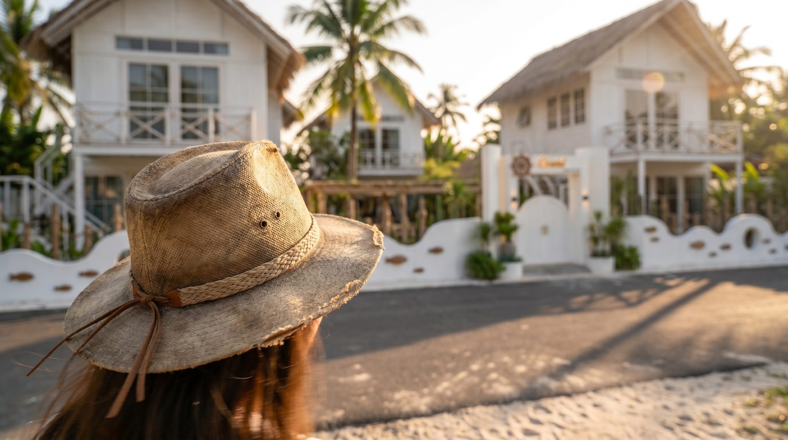 Thiết kế boutique resort tropical luxury tại Phú Quốc với hồ bơi trung tâm và villa mái lá