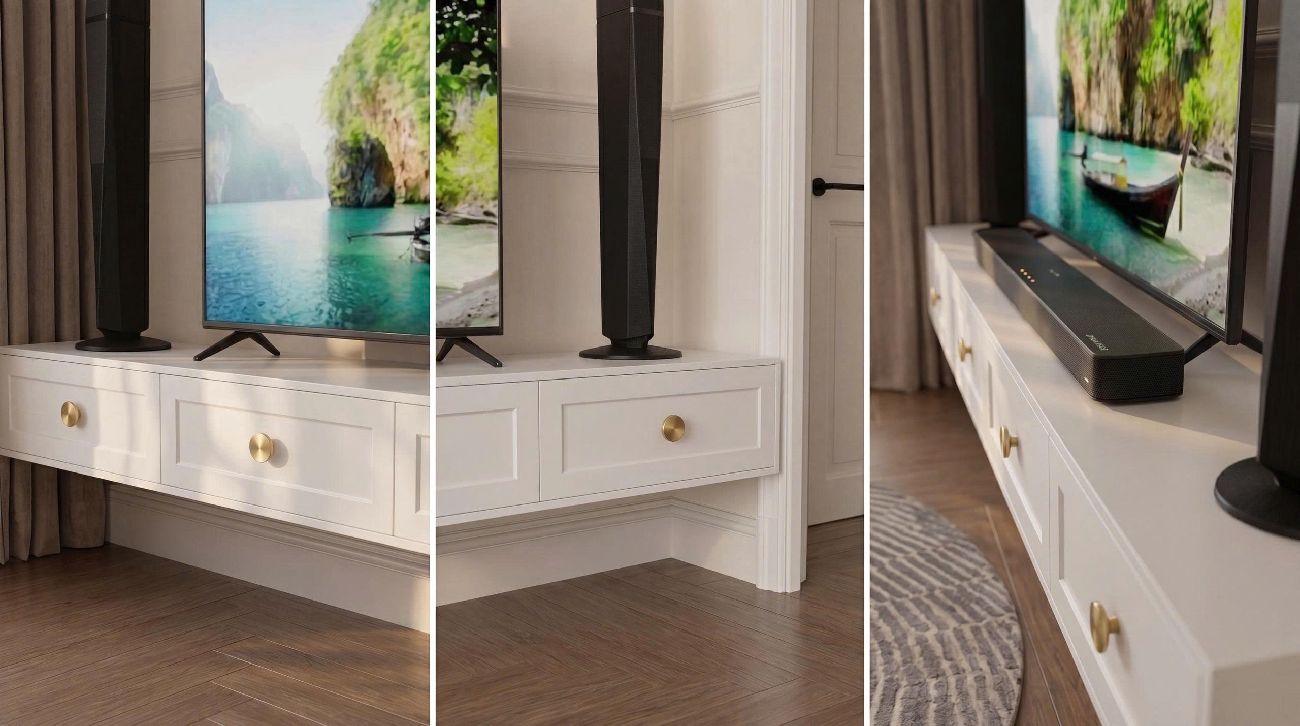 Thiết kế villa Phú Quốc Tropical P1109 với phòng khách liên thông phòng ăn và ánh sáng tự nhiên